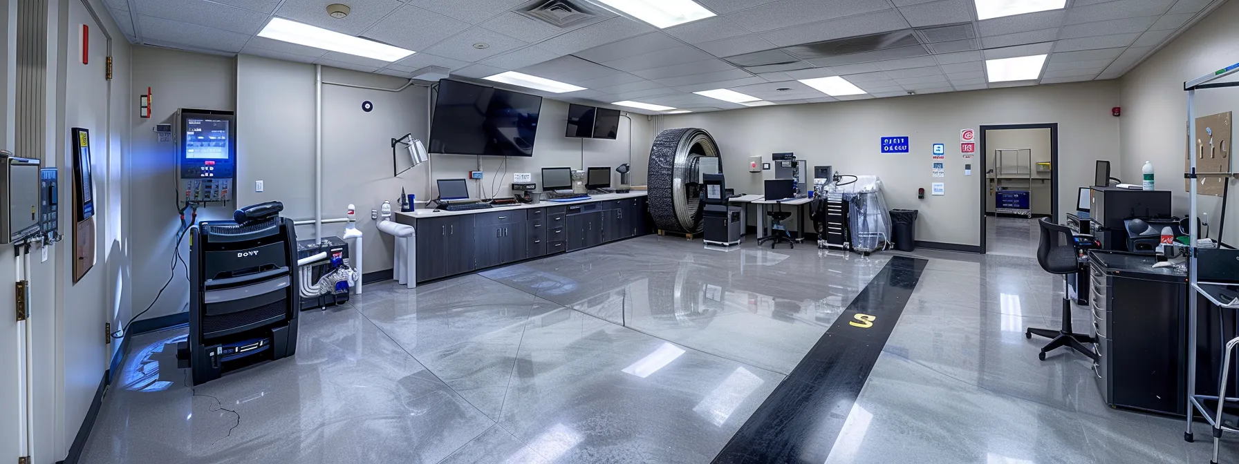 an organized, modern hvac service office in rockville, showcasing technicians inspecting a large duct system with advanced cleaning equipment, emphasizing professionalism and efficiency in duct cleaning. an organized, modern hvac service office in rockville, showcasing technicians inspecting a large duct system with advanced cleaning equipment, emphasizing professionalism and efficiency in duct cleaning.