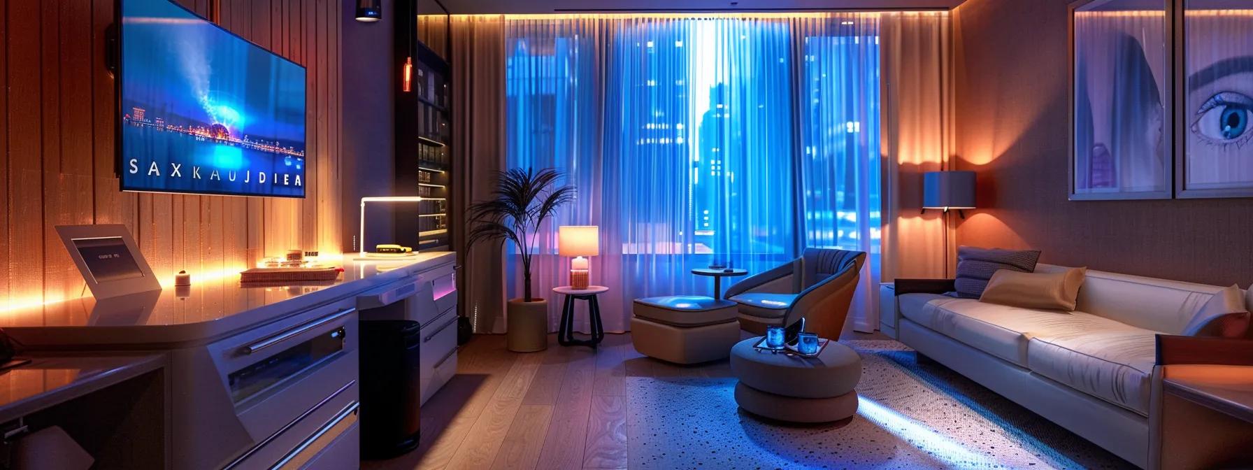 an upscale male waxing salon in nyc, featuring modern decor and soothing ambient lighting, showcases a personalized consultation between a client and a technician, emphasizing the comfort and tailored experience in a private treatment room.