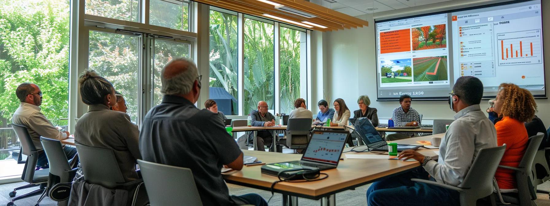 an urban wildlife conservation meeting takes place in a modern office, featuring diverse professionals engaged in animated discussion about corn snake habitat preservation, with charts and data on the walls illustrating the impact of urban development on wildlife ecosystems. an urban wildlife conservation meeting takes place in a modern office, featuring diverse professionals engaged in animated discussion about corn snake habitat preservation, with charts and data on the walls illustrating the impact of urban development on wildlife ecosystems.