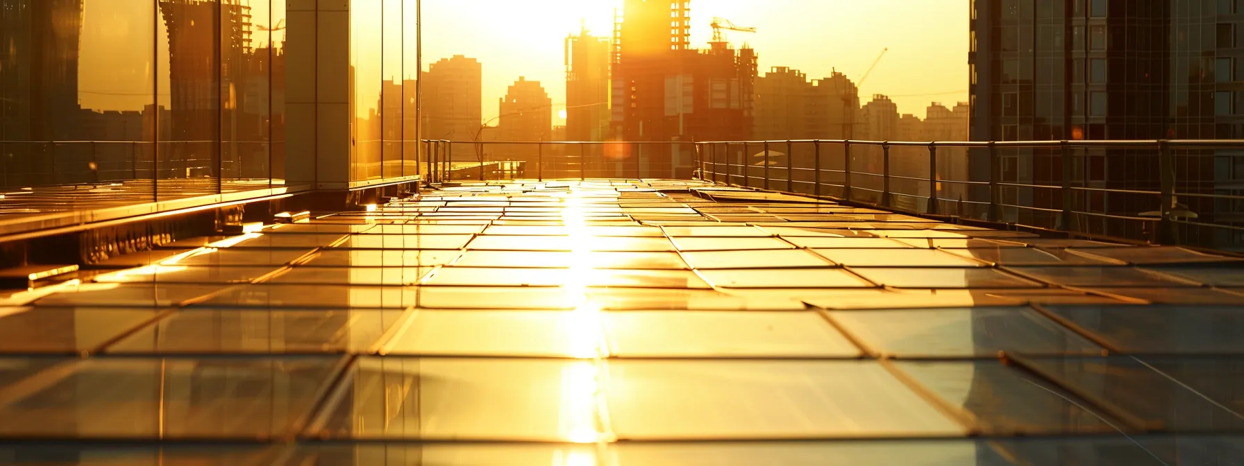 a bright, sunny rooftop covered with solar panels capturing the energy of the sun, symbolizing both environmental impact and financial savings. a bright, sunny rooftop covered with solar panels capturing the energy of the sun, symbolizing both environmental impact and financial savings.