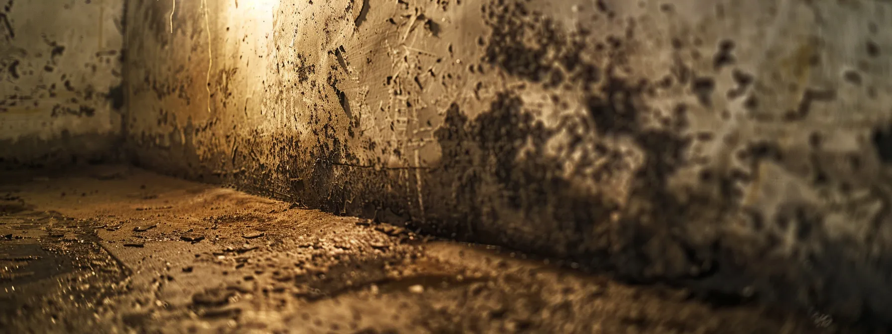a close-up view of a dimly lit basement corner reveals dark, textured patches of mold creeping along the damp walls and floor, highlighting the often-overlooked hidden dangers lurking in a household environment. a close-up view of a dimly lit basement corner reveals dark, textured patches of mold creeping along the damp walls and floor, highlighting the often-overlooked hidden dangers lurking in a household environment.