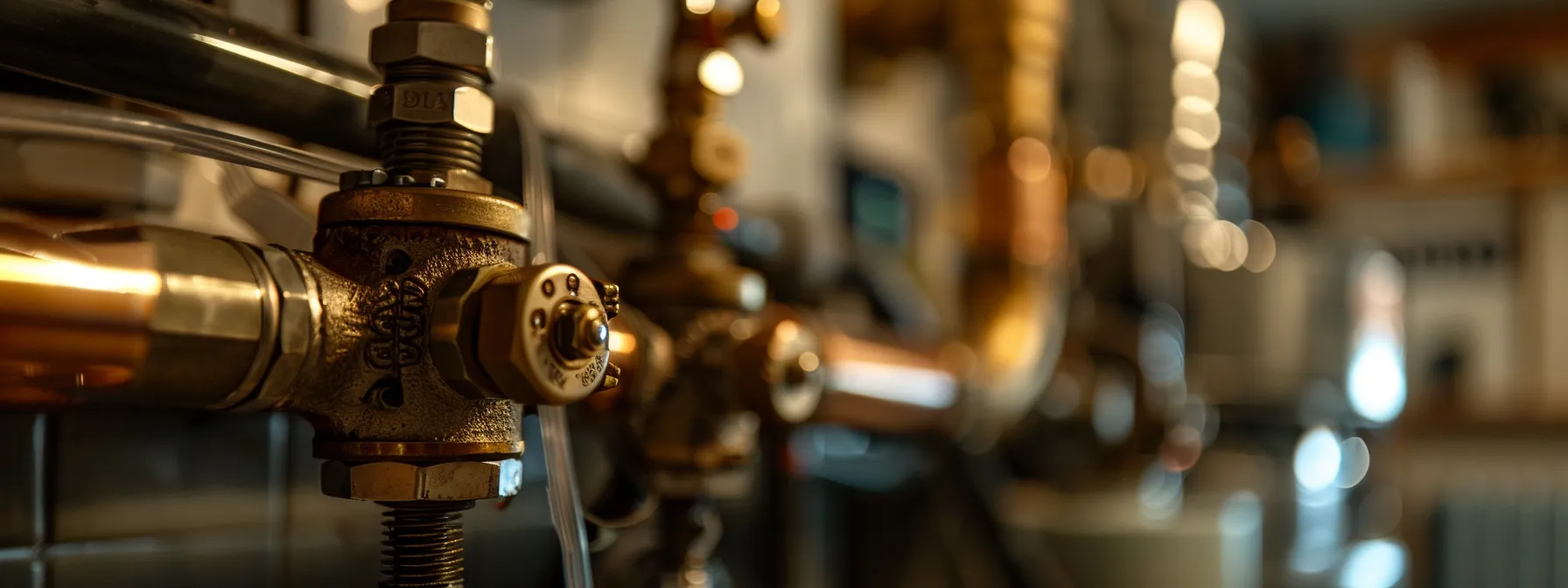 a close-up shot of a homeowner checking gas valves to ensure proper flow for the furnace. a close-up shot of a homeowner checking gas valves to ensure proper flow for the furnace.