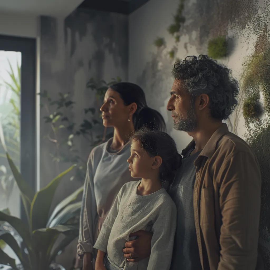 Family concerned about health risks associated with mould exposure Family concerned about health risks associated with mould exposure