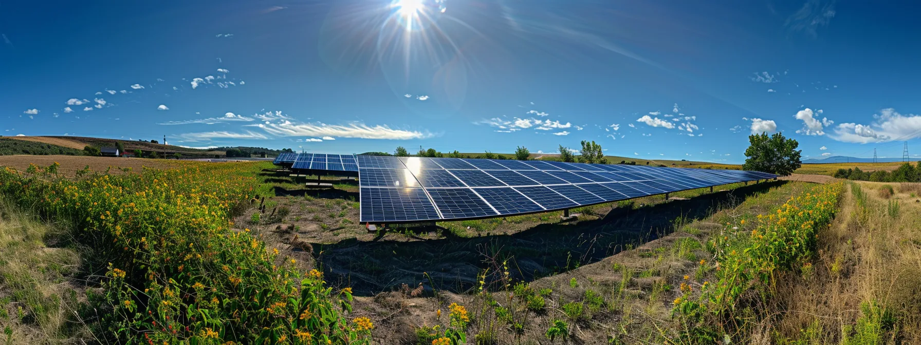 a dynamic solar panel array under bright sunlight, symbolizing successful solarai investments and technological innovation in renewable energy. a dynamic solar panel array under bright sunlight, symbolizing successful solarai investments and technological innovation in renewable energy.