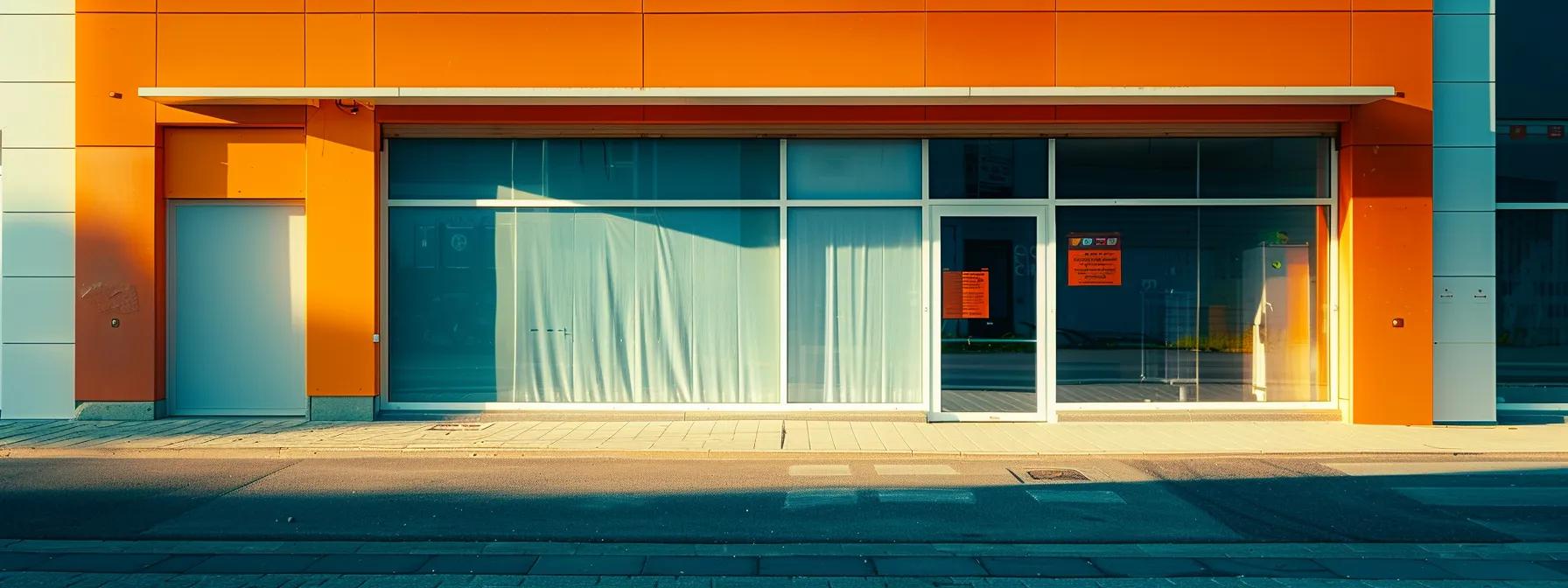 a gleaming storefront shines under the sun, showcasing the transformative effects of recent pressure washing, with contrasting bright colors highlighting the clean surfaces. a gleaming storefront shines under the sun, showcasing the transformative effects of recent pressure washing, with contrasting bright colors highlighting the clean surfaces.