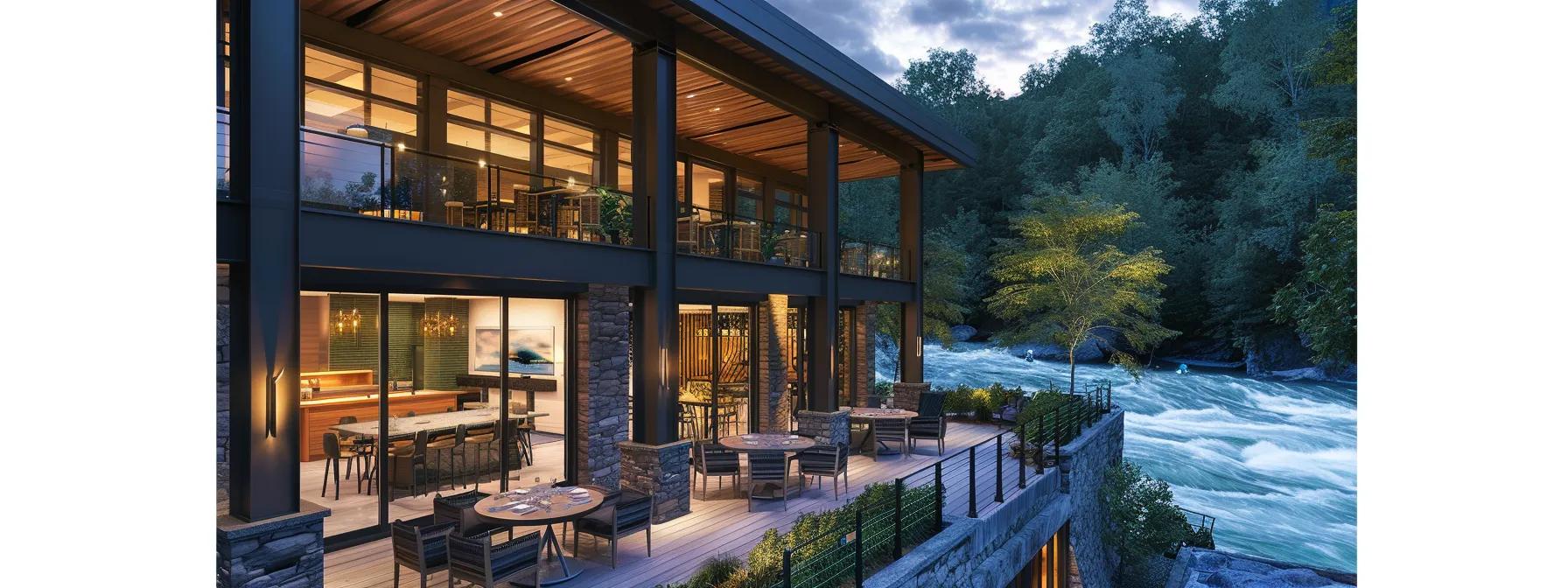 Luxurious accommodation overlooking the Ocoee region's outdoor recreation and scenic beauty.