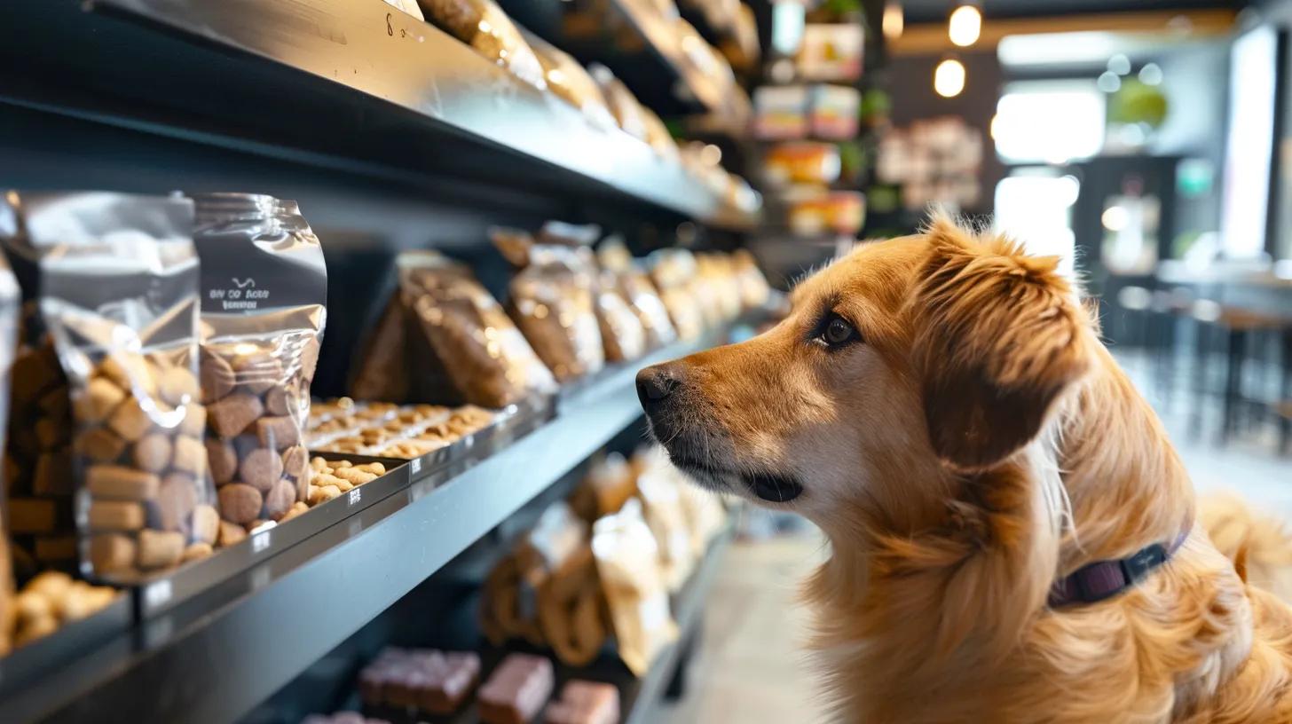 Dog enjoying a cow hoof chew, promoting dental health and stress relief. Dog enjoying a cow hoof chew, promoting dental health and stress relief.