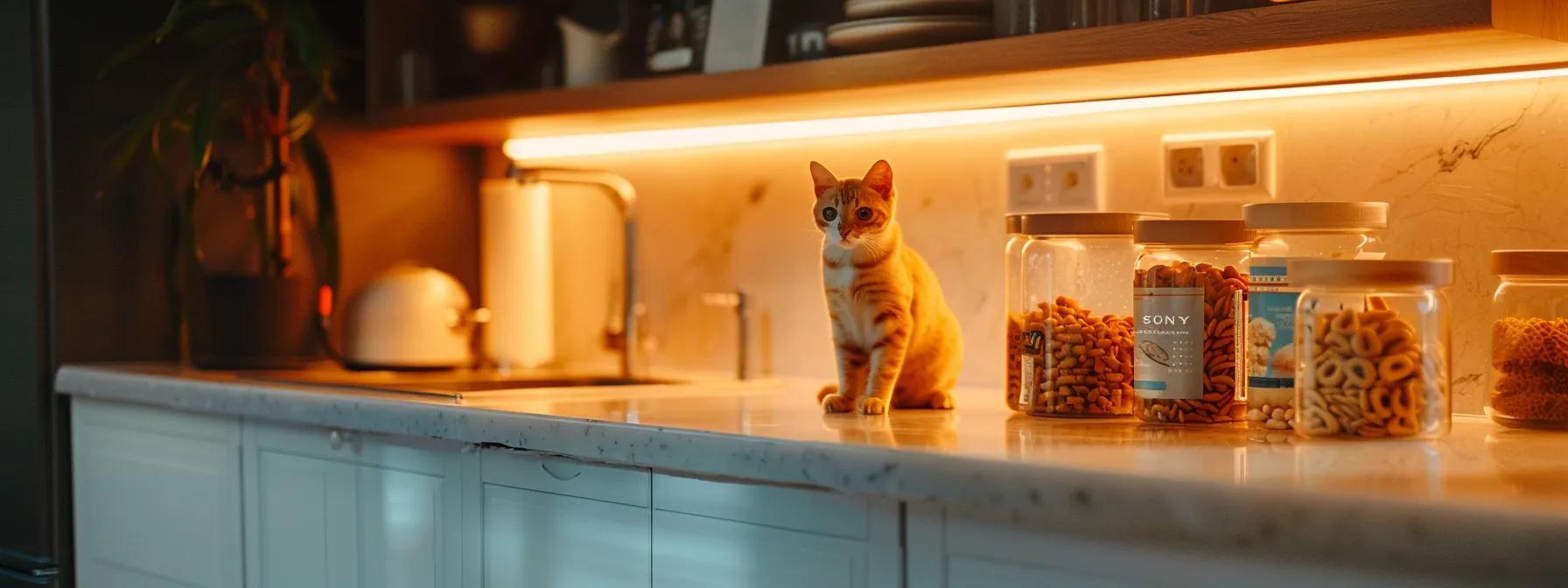 Freeze dried cat food packaging highlighting convenience and nutritional benefits for pet owners. Freeze dried cat food packaging highlighting convenience and nutritional benefits for pet owners.