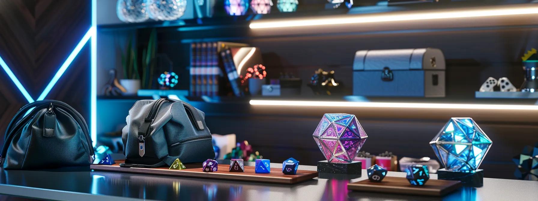 Compact and portable dice storage solutions for travel and gaming convenience.