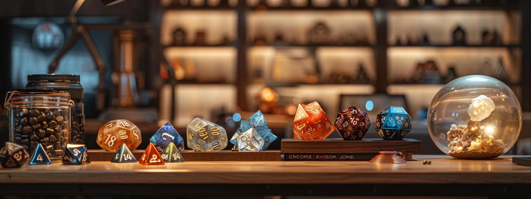 Alternative dice storage solutions showcasing innovative materials, organization, and modular designs.