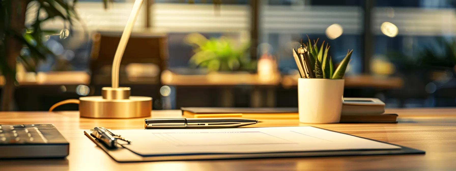 a meticulously organized office desk with a crisp, blank cheque positioned prominently alongside a neatly arranged notepad and a sleek pen, illuminated by focused task lighting, conveying an air of professionalism and preparedness for effective financial transactions. a meticulously organized office desk with a crisp, blank cheque positioned prominently alongside a neatly arranged notepad and a sleek pen, illuminated by focused task lighting, conveying an air of professionalism and preparedness for effective financial transactions.