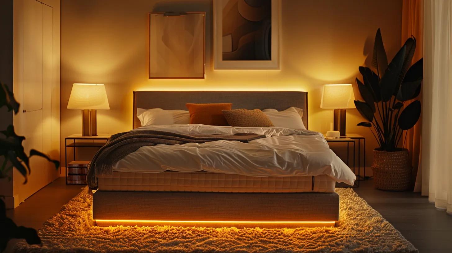 a modern bedroom showcases a luxurious memory foam mattress adorned with plush bedding, softly illuminated by warm ambient light, symbolizing the transformative benefits of upgrading one’s sleep surface for enhanced health and well-being. a modern bedroom showcases a luxurious memory foam mattress adorned with plush bedding, softly illuminated by warm ambient light, symbolizing the transformative benefits of upgrading one’s sleep surface for enhanced health and well-being.