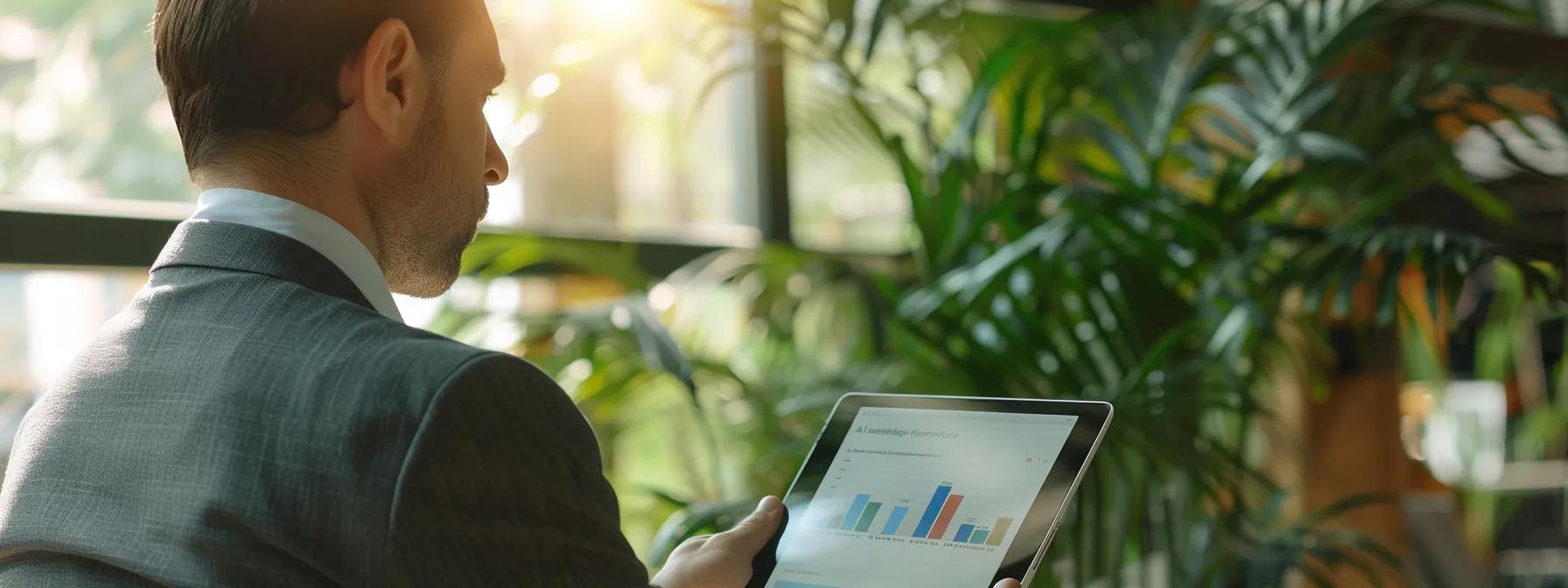 a modern office setting features a professional reviewing a digital roofing inspection report on a sleek tablet, with clear graphs and data points displayed, embodying the crucial advantages of regular roof inspections in enhancing property value and preventing costly repairs. a modern office setting features a professional reviewing a digital roofing inspection report on a sleek tablet, with clear graphs and data points displayed, embodying the crucial advantages of regular roof inspections in enhancing property value and preventing costly repairs.