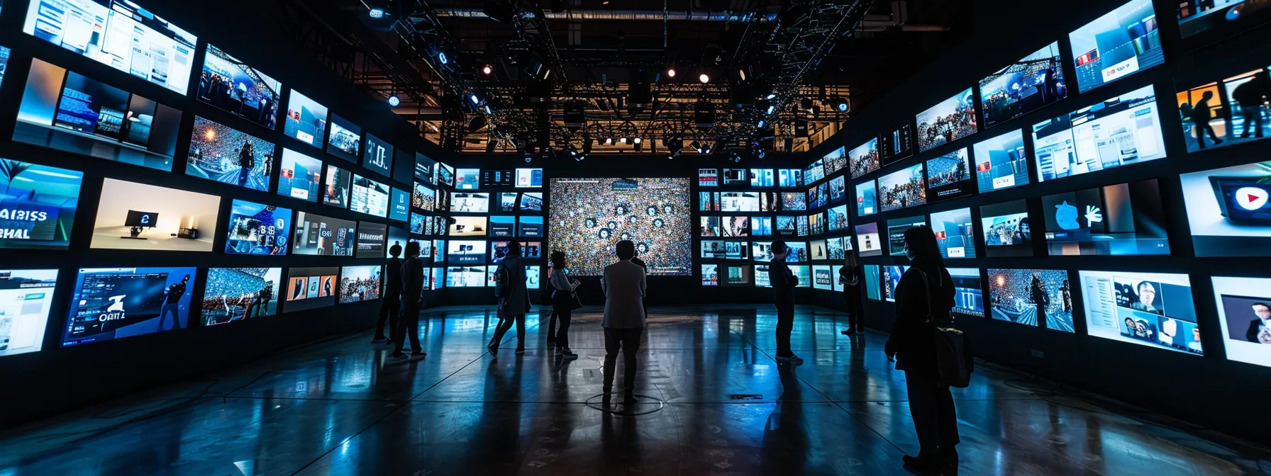 a person strategically selecting high-authority platforms to distribute press releases, surrounded by screens showcasing social media and news outlets. a person strategically selecting high-authority platforms to distribute press releases, surrounded by screens showcasing social media and news outlets.