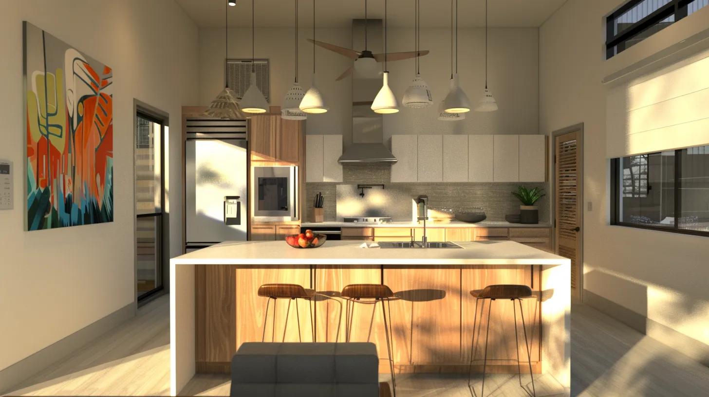 a sleek, modern kitchen mid-remodel showcases a harmonious blend of neutral cabinetry and vibrant accent colors, featuring carefully curated decorative fixtures and art pieces that embody a personalized, minimalist aesthetic. a sleek, modern kitchen mid-remodel showcases a harmonious blend of neutral cabinetry and vibrant accent colors, featuring carefully curated decorative fixtures and art pieces that embody a personalized, minimalist aesthetic.