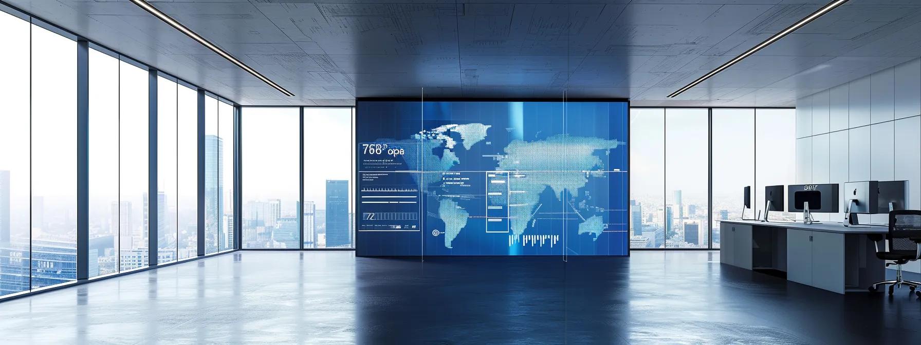 a sleek, modern office environment featuring a large digital screen displaying interconnected data graphs and performance metrics, symbolizing the seamless integration of totara perform with various hr systems. a sleek, modern office environment featuring a large digital screen displaying interconnected data graphs and performance metrics, symbolizing the seamless integration of totara perform with various hr systems.