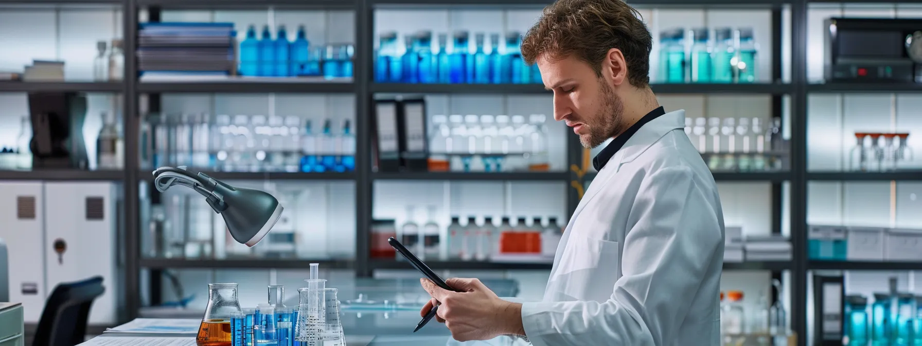 a sleek, modern office setting showcases a confident professional analyzing colorful lab reports on a digital tablet, symbolizing the certainty and precision of product strength verification in a high-stakes environment. a sleek, modern office setting showcases a confident professional analyzing colorful lab reports on a digital tablet, symbolizing the certainty and precision of product strength verification in a high-stakes environment.