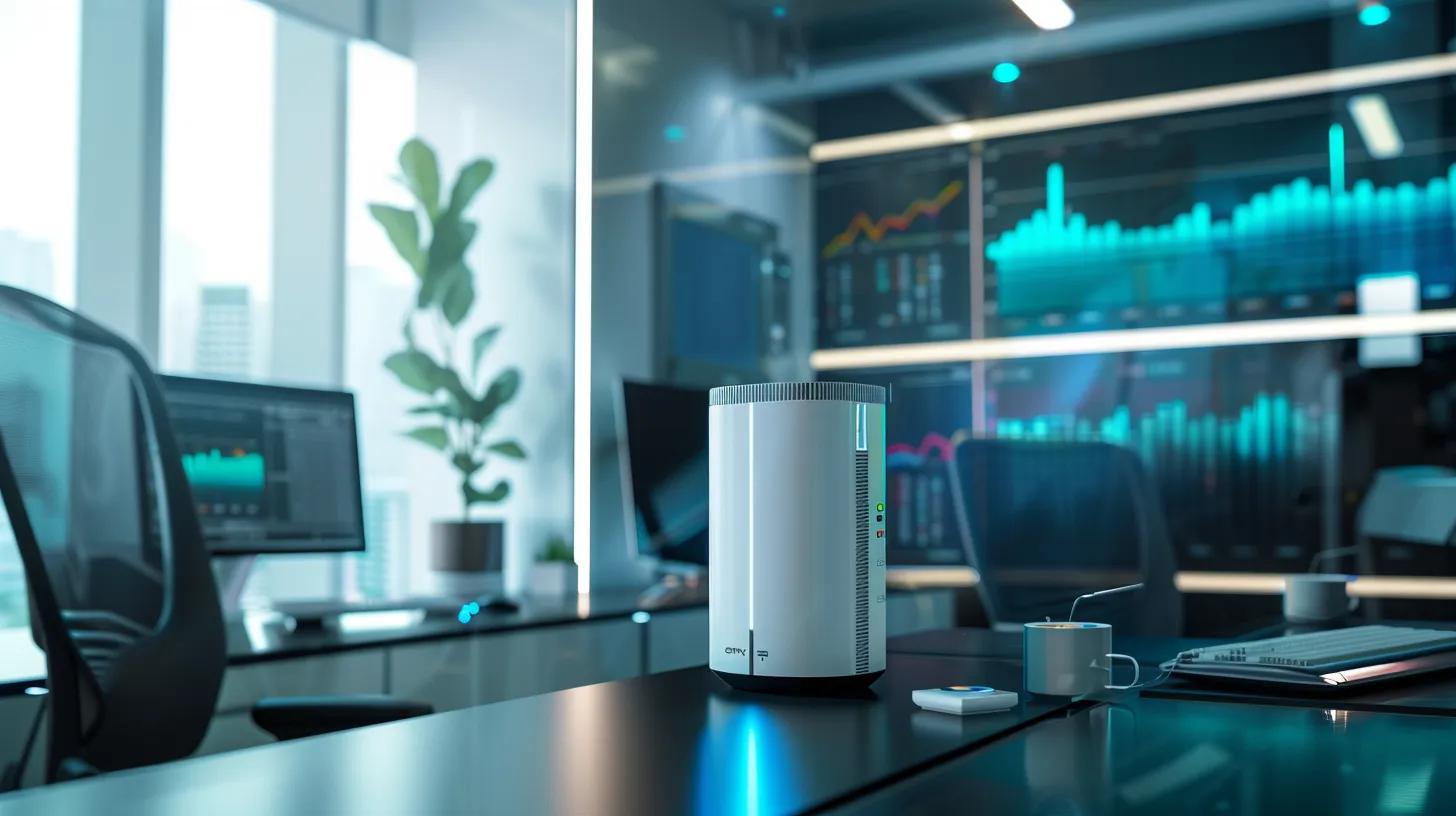 a sleek, modern office space features a high-tech dehumidifier prominently displayed on a polished desk, surrounded by charts and graphs illustrating humidity levels, all illuminated by soft, artificial lighting to emphasize an atmosphere of professionalism and efficiency in mold prevention strategies. a sleek, modern office space features a high-tech dehumidifier prominently displayed on a polished desk, surrounded by charts and graphs illustrating humidity levels, all illuminated by soft, artificial lighting to emphasize an atmosphere of professionalism and efficiency in mold prevention strategies.