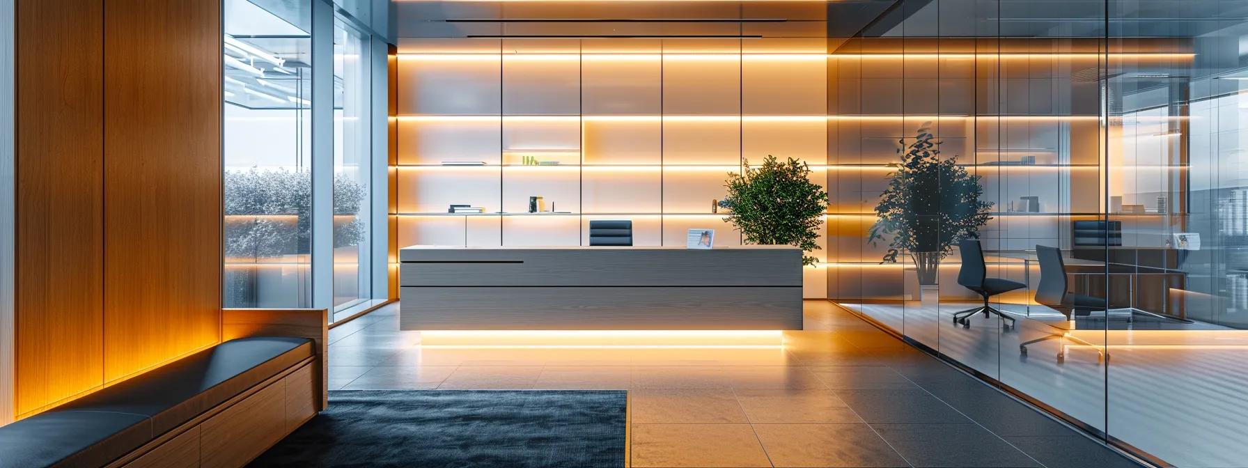 a sleek, modern office space features an illuminated led beauty mask placed strategically on a polished desk, surrounded by minimalist storage solutions that emphasize the importance of protecting it from environmental hazards. a sleek, modern office space features an illuminated led beauty mask placed strategically on a polished desk, surrounded by minimalist storage solutions that emphasize the importance of protecting it from environmental hazards.