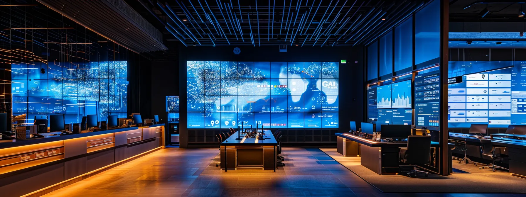 a sleek, modern office workspace is depicted, showcasing advanced sales automation software on digital screens featuring interactive crm dashboards and futuristic ui elements, all bathed in soft, ambient lighting to convey a productive and tech-savvy business environment. a sleek, modern office workspace is depicted, showcasing advanced sales automation software on digital screens featuring interactive crm dashboards and futuristic ui elements, all bathed in soft, ambient lighting to convey a productive and tech-savvy business environment.