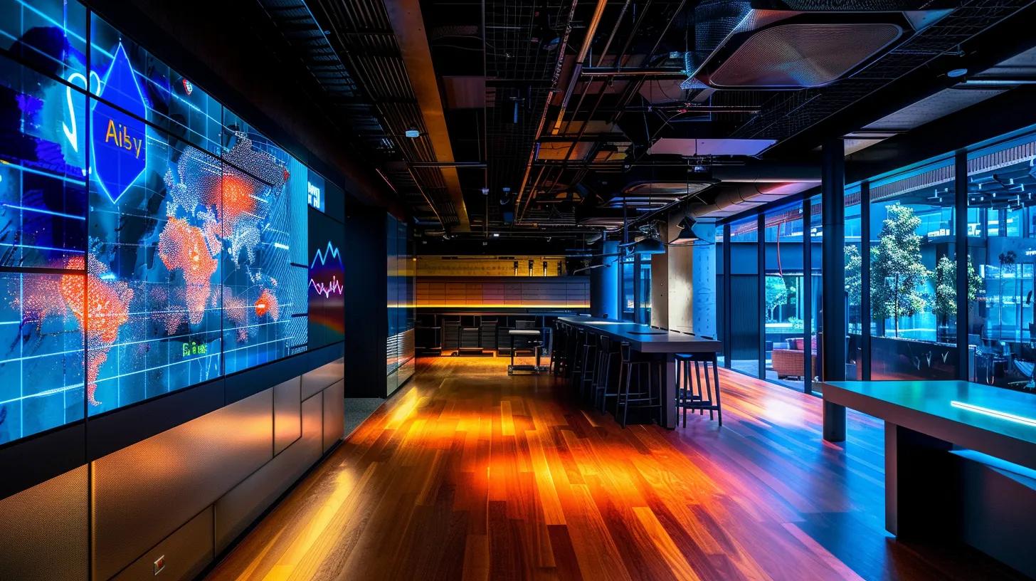 a sleek, modern office workspace with digital analytics on a screen, symbolizing the integration of local and traditional seo strategies, illuminated by focused task lighting to highlight the vibrant, engaging atmosphere of contemporary business practices in sydney. a sleek, modern office workspace with digital analytics on a screen, symbolizing the integration of local and traditional seo strategies, illuminated by focused task lighting to highlight the vibrant, engaging atmosphere of contemporary business practices in sydney.