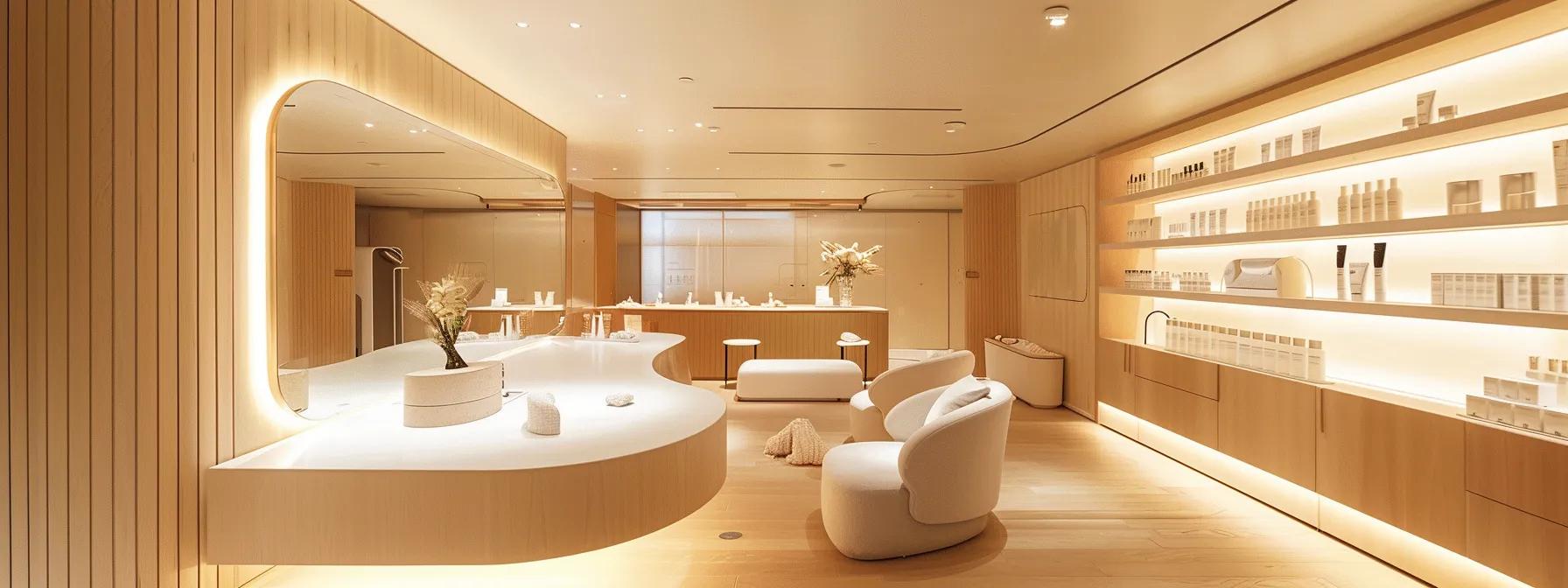 a sleek, modern skincare clinic interior showcases a diverse group of clients cheerfully discussing their unique experiences with led masks under bright, professional lighting, highlighting the varied outcomes of skincare treatments. a sleek, modern skincare clinic interior showcases a diverse group of clients cheerfully discussing their unique experiences with led masks under bright, professional lighting, highlighting the varied outcomes of skincare treatments.