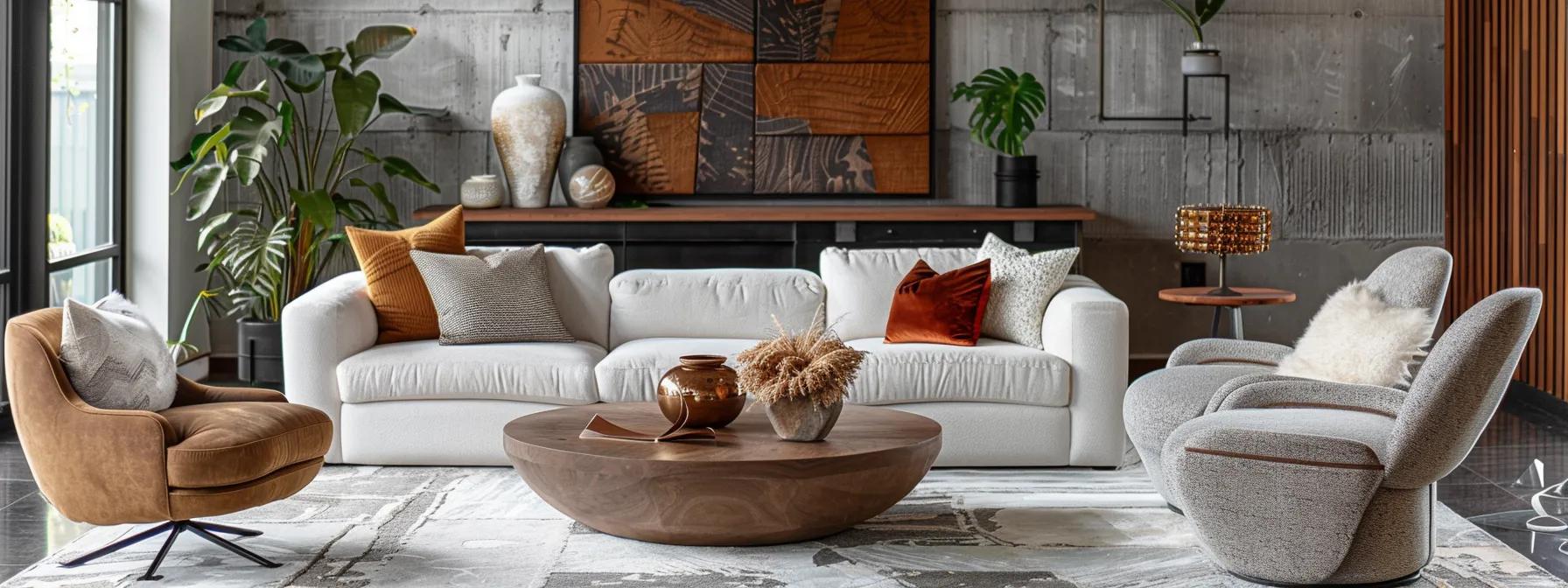 a sophisticated home interior showcases a striking custom furniture setup, featuring elegantly crafted pieces with unique designs that emphasize personalization and premium material quality, all set against a chic, modern backdrop. a sophisticated home interior showcases a striking custom furniture setup, featuring elegantly crafted pieces with unique designs that emphasize personalization and premium material quality, all set against a chic, modern backdrop.
