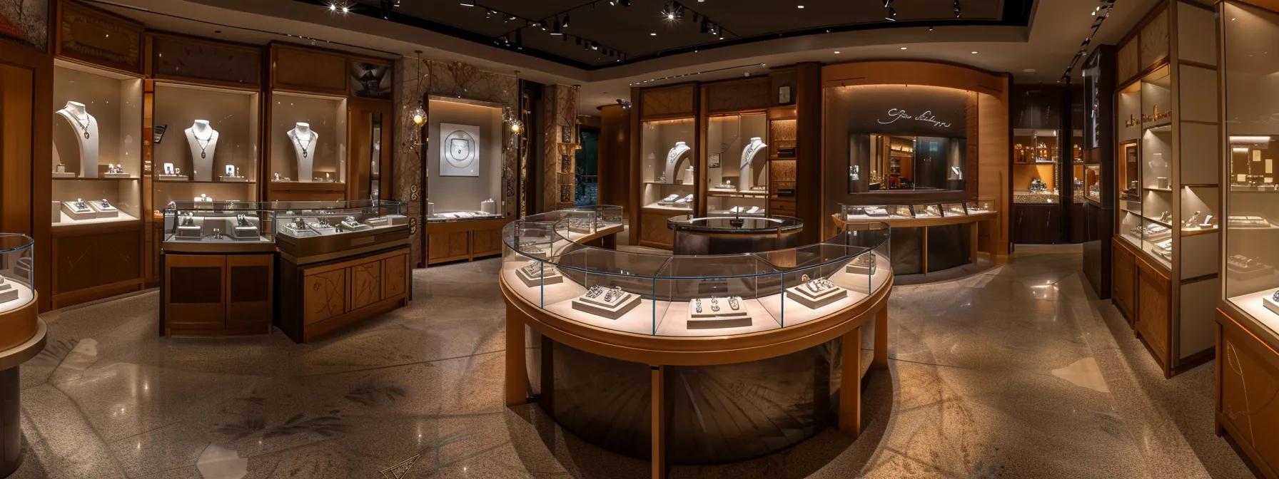 a sophisticated jewelry store interior in tucson showcases a dazzling diamond display under intricate lighting, emphasizing the key characteristics of cut, clarity, color, and carat weight amidst an elegant, modern atmosphere. a sophisticated jewelry store interior in tucson showcases a dazzling diamond display under intricate lighting, emphasizing the key characteristics of cut, clarity, color, and carat weight amidst an elegant, modern atmosphere.