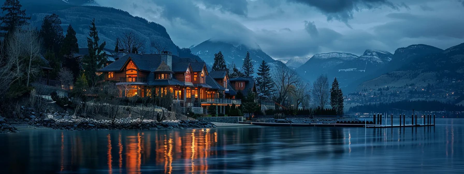 a stunning waterfront mansion overlooking the serene waters of wood lake in lake country, showcasing luxurious living in a picturesque setting. a stunning waterfront mansion overlooking the serene waters of wood lake in lake country, showcasing luxurious living in a picturesque setting.