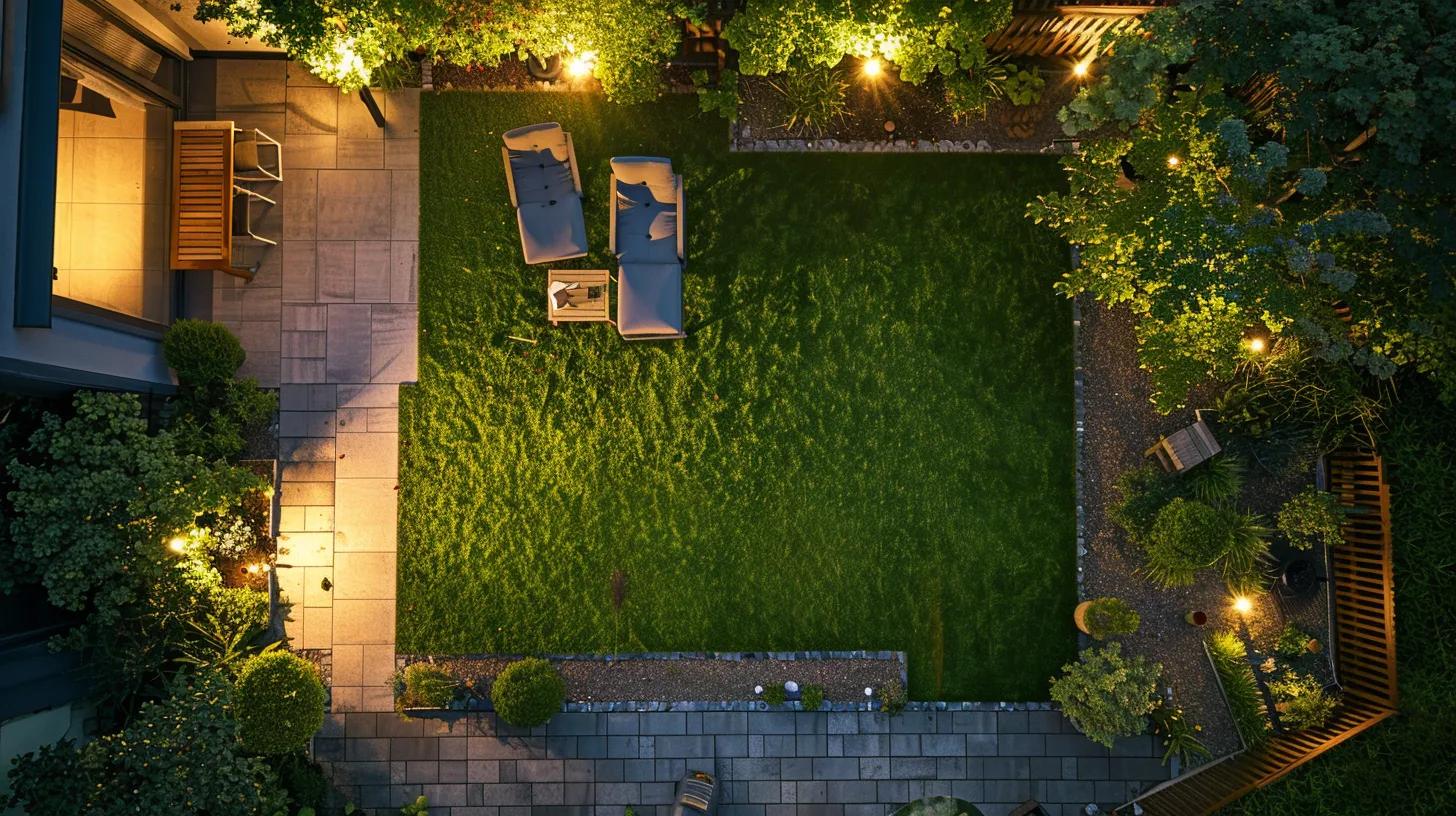a vibrant and meticulously arranged urban backyard showcases a professional preparing a lawn for aeration and overseeding, featuring precise tools and equipment neatly placed on a sleek patio, illuminated by bright artificial lighting that emphasizes the strategic timing and careful preparation behind successful lawn renovation. a vibrant and meticulously arranged urban backyard showcases a professional preparing a lawn for aeration and overseeding, featuring precise tools and equipment neatly placed on a sleek patio, illuminated by bright artificial lighting that emphasizes the strategic timing and careful preparation behind successful lawn renovation.