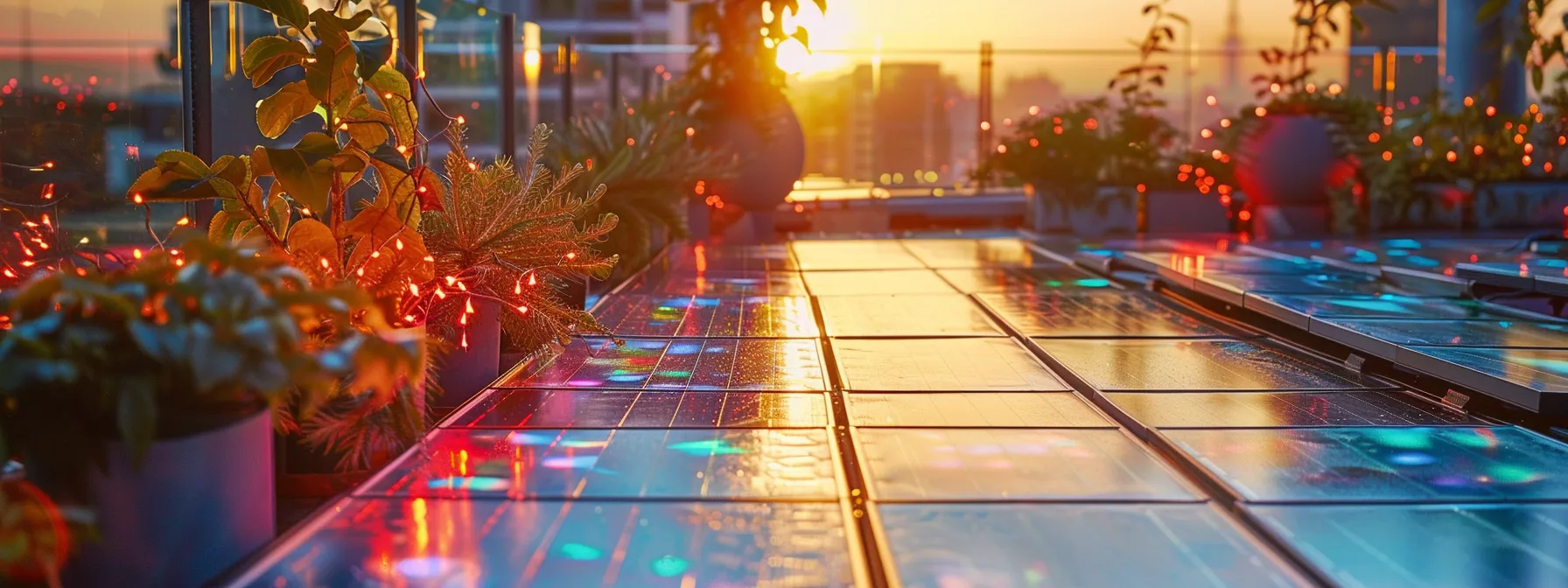 a vibrant rooftop covered in advanced solar panels gleaming under the sun, showcasing successful efficiency improvements in solar energy. a vibrant rooftop covered in advanced solar panels gleaming under the sun, showcasing successful efficiency improvements in solar energy.