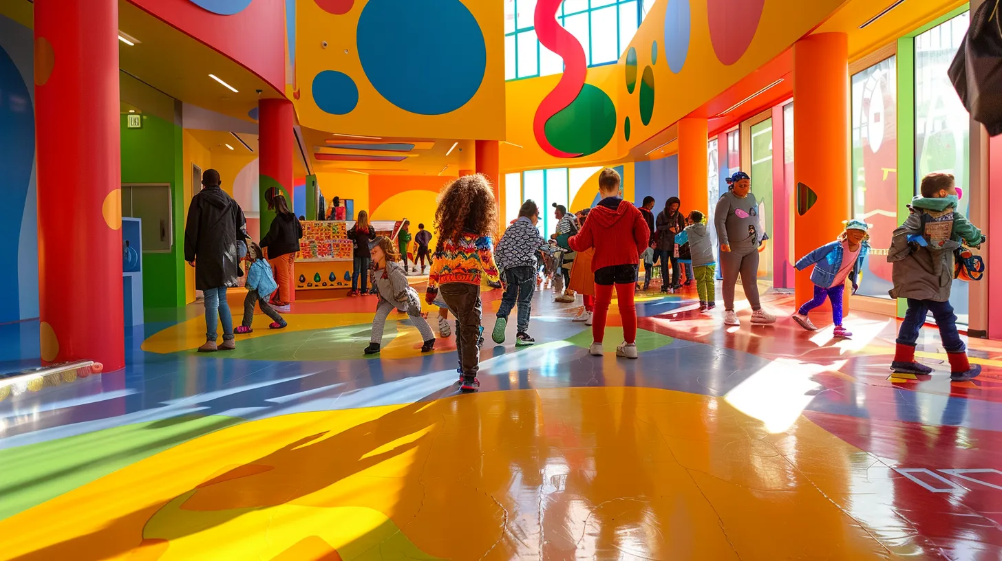 Activités pour enfants à Laval : Amusement et Découverte 1 Activités pour enfants à Laval : Amusement et Découverte une scène vibrante d'enfants joyeux participant à des ateliers créatifs dans un espace intérieur coloré à laval, entourés de matériaux artistiques éclatants et d'installations ludiques, illustrant la diversité des activités tout au long de l'année.