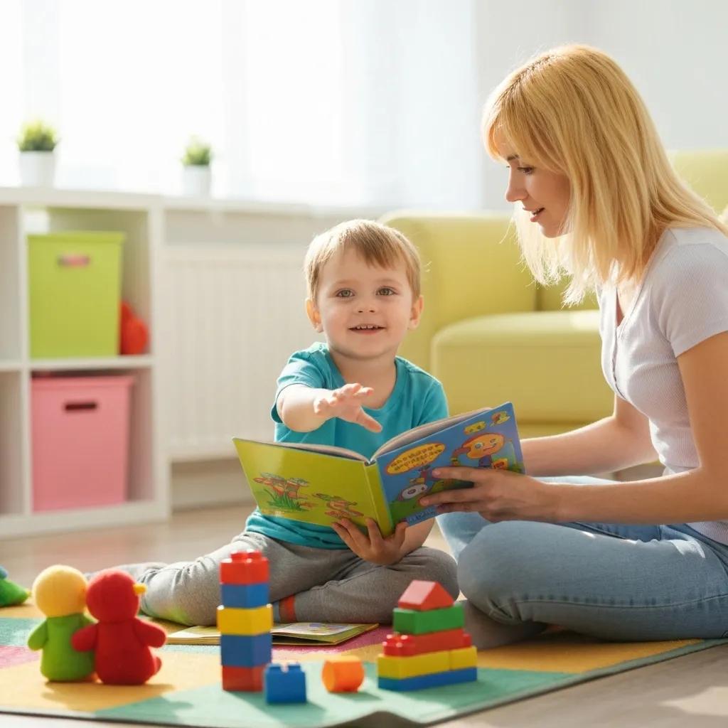 Parent and child engaging in a supportive learning environment, highlighting effective behavioral intervention strategies