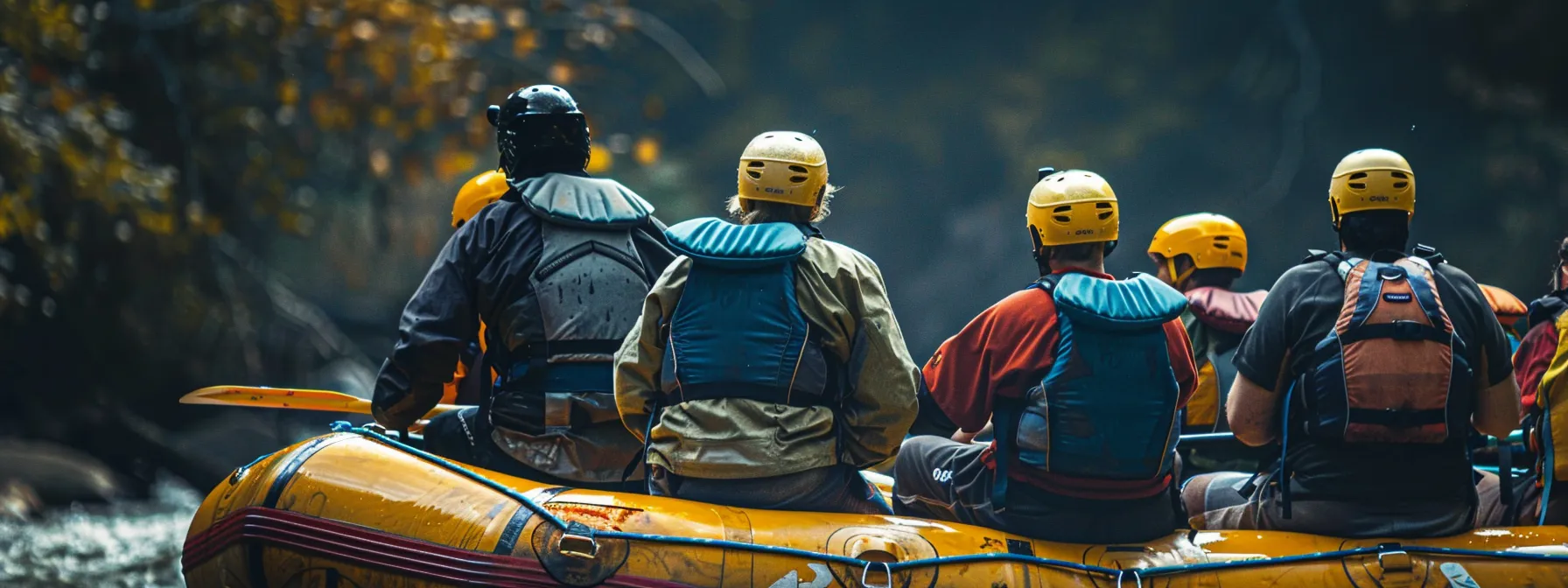 group of rafters gearing up for an exciting ocoee river adventure.