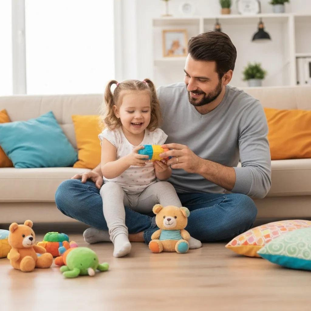 Parent and child engaging in positive interaction, emphasizing behavioral intervention strategies