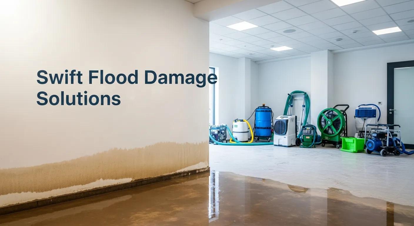 Home and business flood damage — rapid response and recovery