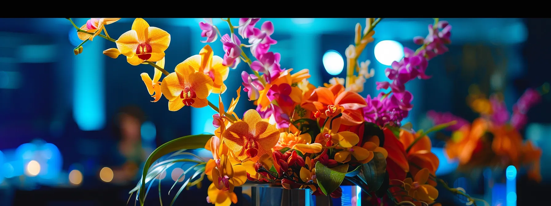 an eye-catching floral centerpiece featuring eco-friendly materials and scented flowers, creating a visually stunning and sustainable display for a corporate event. an eye-catching floral centerpiece featuring eco-friendly materials and scented flowers, creating a visually stunning and sustainable display for a corporate event.