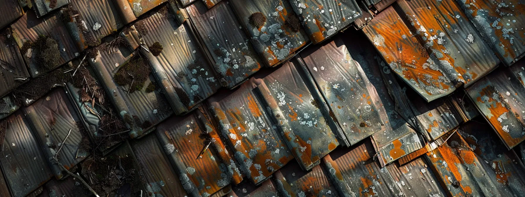 an image of a roof with missing and damaged shingles, cracked sealants, clogged gutters, and rusted vent pipes, showcasing the common causes of roof leaks. an image of a roof with missing and damaged shingles, cracked sealants, clogged gutters, and rusted vent pipes, showcasing the common causes of roof leaks.