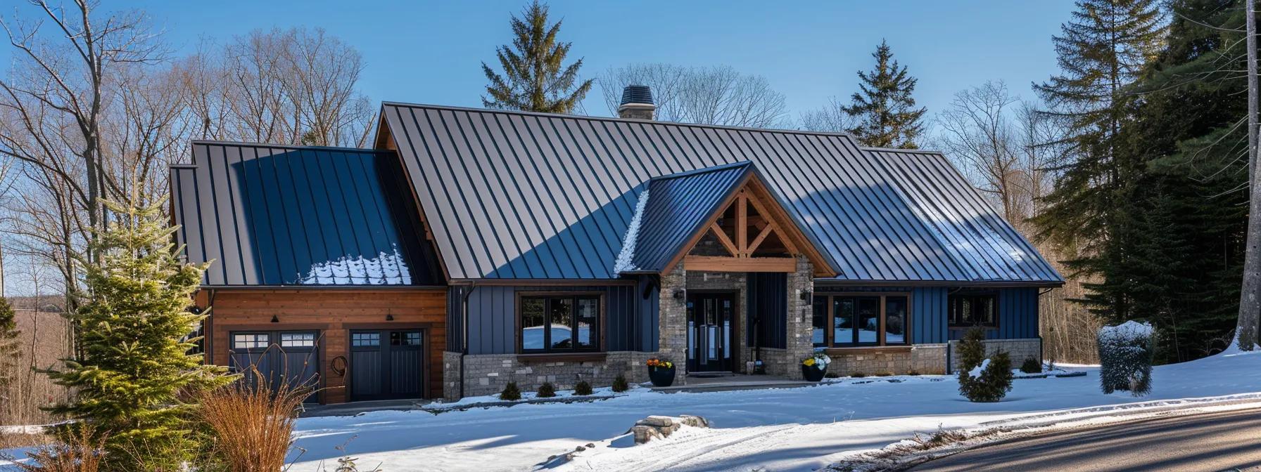 Metal Roofing Options: Strength and Snow Shedding
