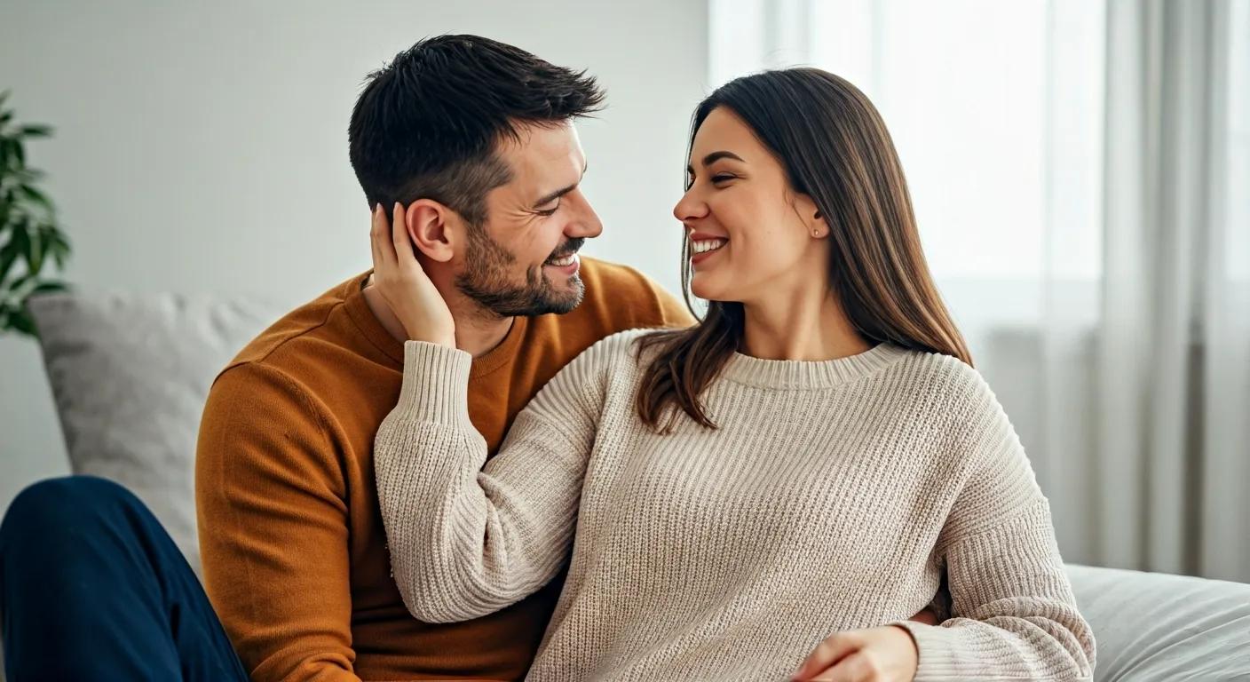 Couple enjoying intimacy after successful stem cell therapy for erectile dysfunction