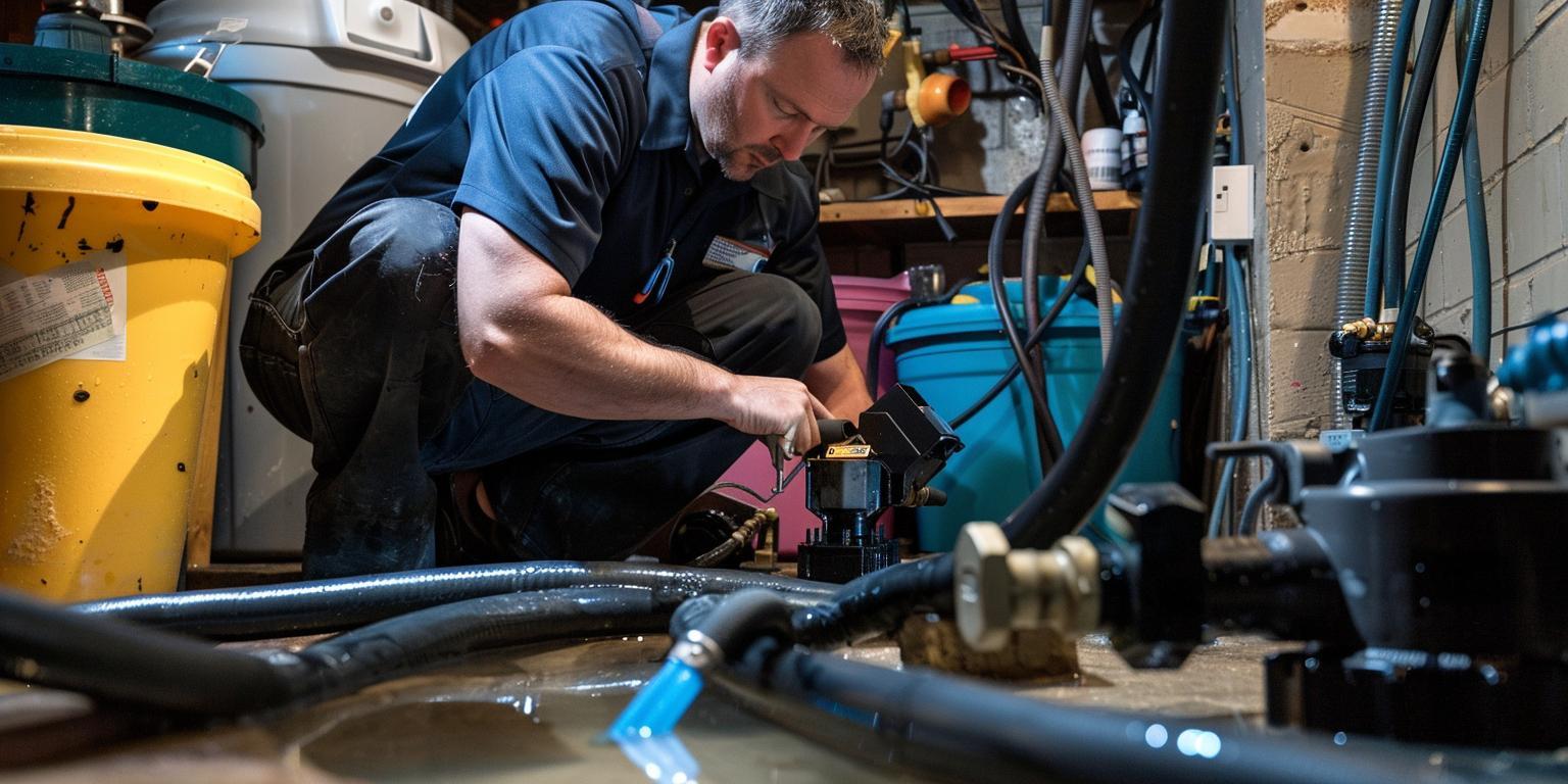 Sump pump installation