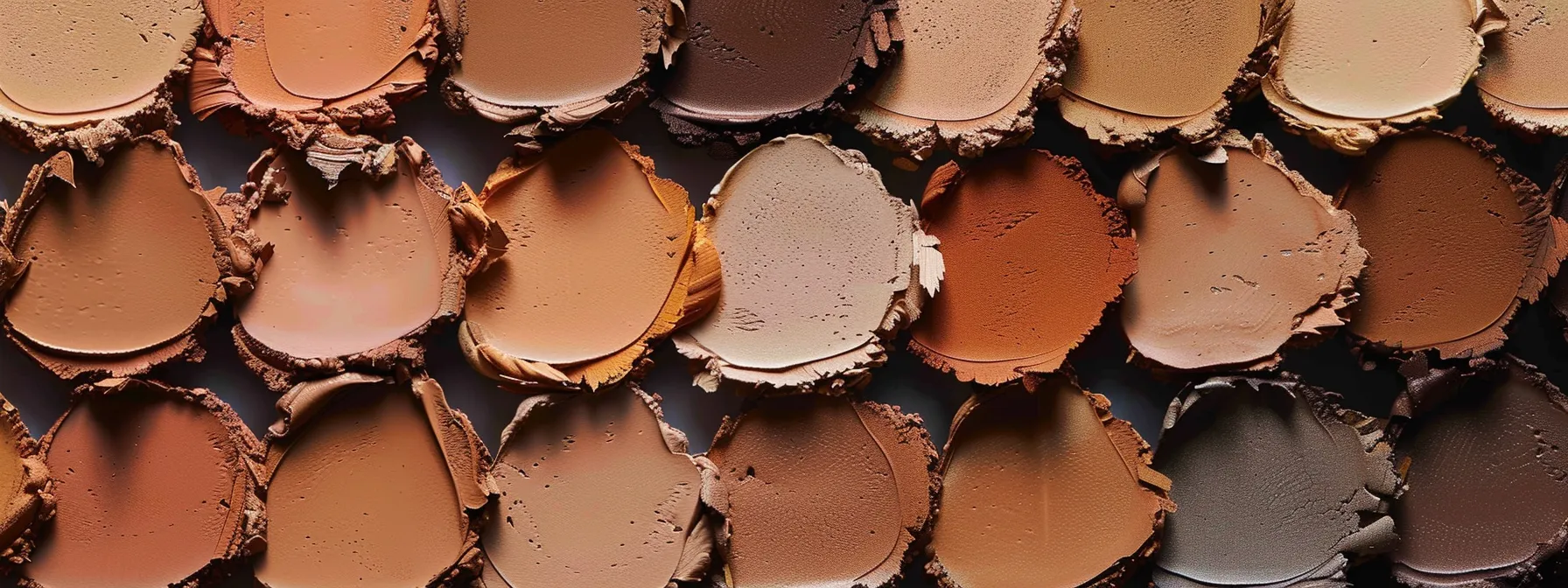 a variety of hydrating concealers swatched in different shades to cater to diverse skin tones.