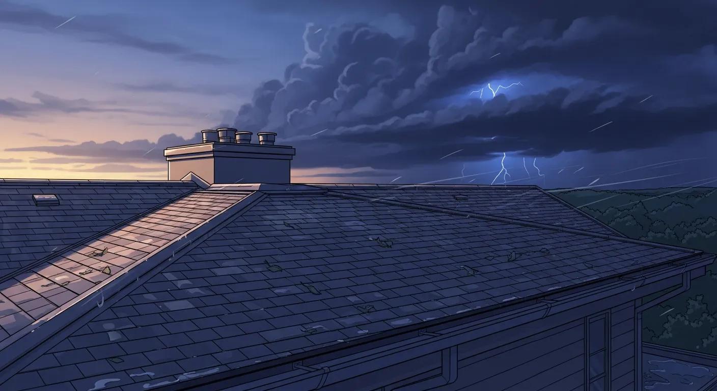 Utah home roof ready for storms