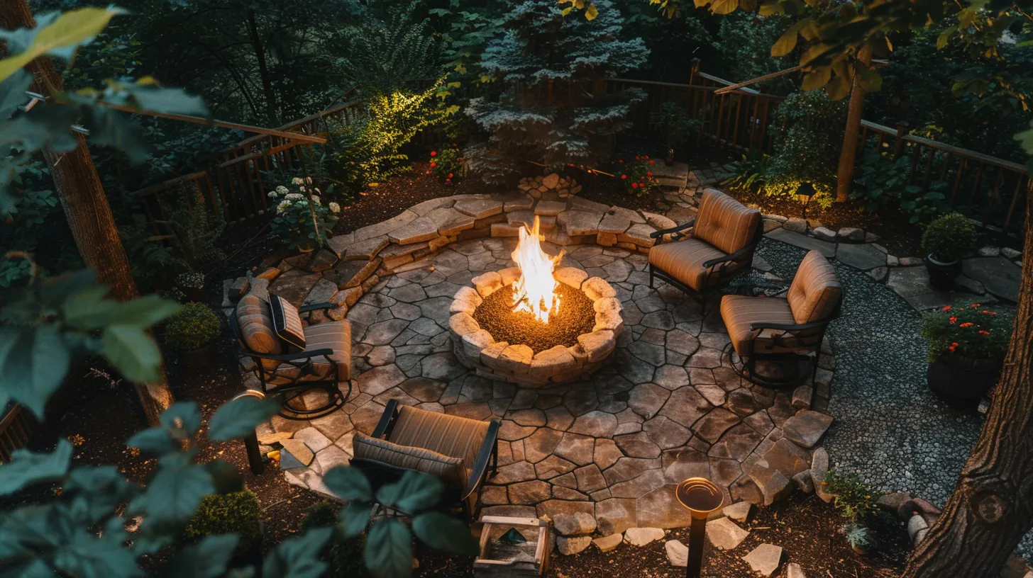 Safety should be your top concern when installing and using a backyard fire pit in Kennesaw. Always keep a fire extinguisher nearby and make sure everyone knows how to use it. Establish a clear perimeter around the fire pit, free from flammable materials.