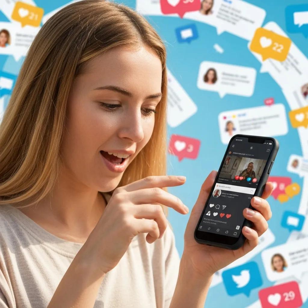 Individual engaging with video content on a smartphone, illustrating the impact of video marketing on customer engagement