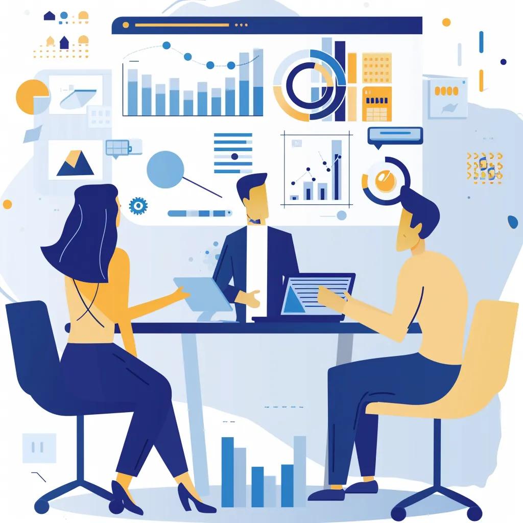 Business team addressing challenges in AI automation implementation