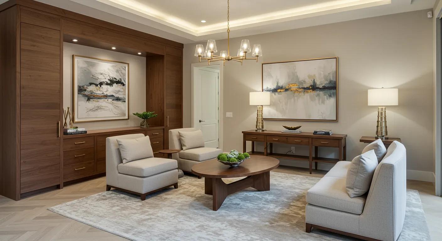 a sophisticated interior of a modern upscale home in alpharetta showcases an inviting consultation space, elegantly adorned with artisan-crafted custom furniture against a backdrop of a clean neutral palette, embodying a refined southern luxury aesthetic. a sophisticated interior of a modern upscale home in alpharetta showcases an inviting consultation space, elegantly adorned with artisan-crafted custom furniture against a backdrop of a clean neutral palette, embodying a refined southern luxury aesthetic.