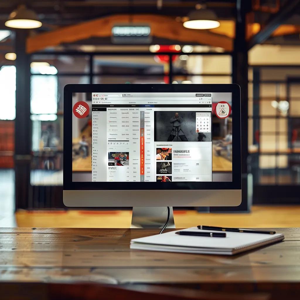 Google My Business profile for a martial arts school showcasing class schedules and student reviews