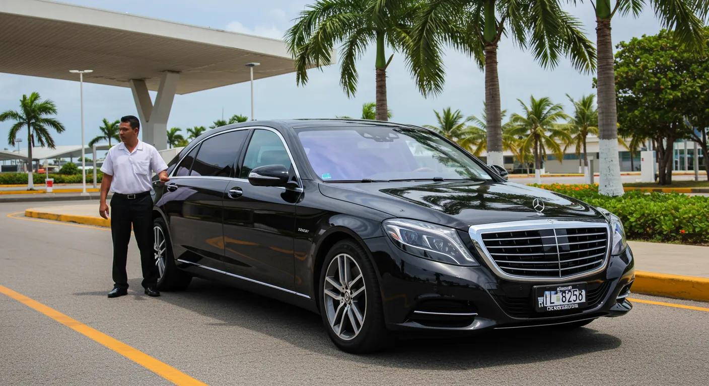 Luxurious private airport transfer vehicle at Punta Cana Airport