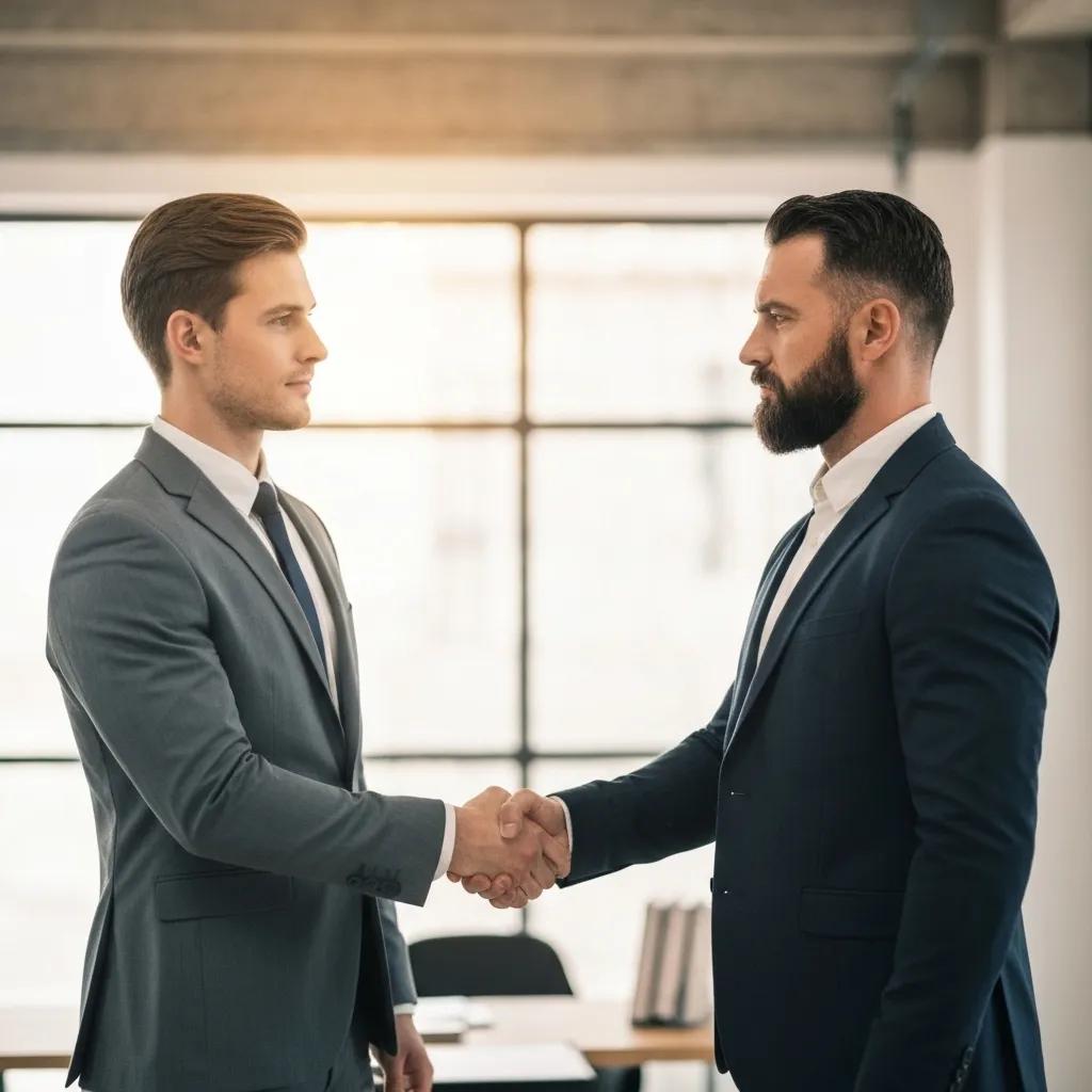 Client and investigator discussing the No Find No Fee policy